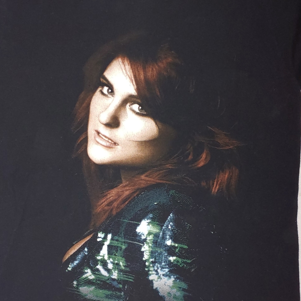 Meghan Trainor UNTOUCHABLE Tour Concert Tee Shirt  Tour Cities on Back